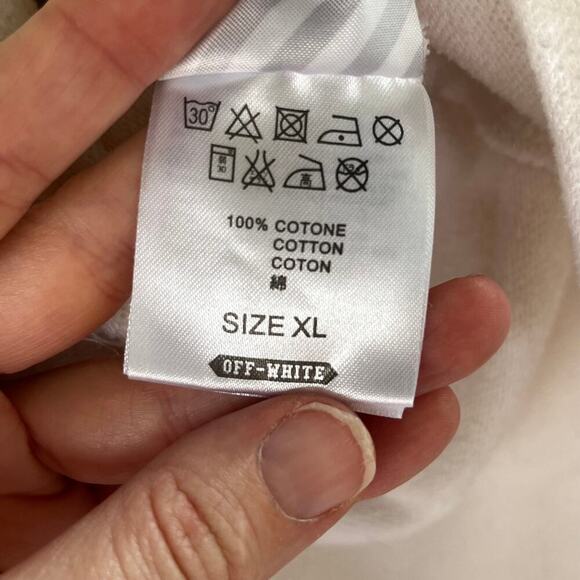 Off White Men's Meadow Heights Collection OT Thoughts Hoodie Size XL- RARE - Picture 13 of 14